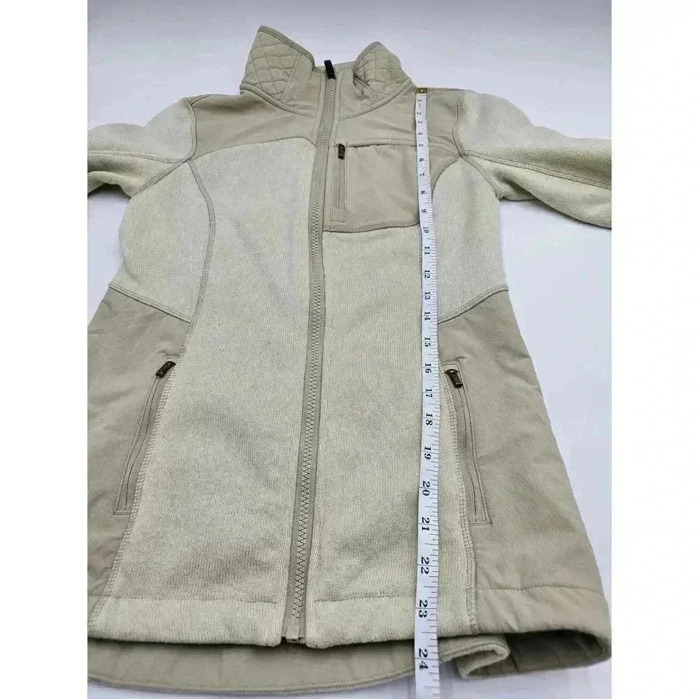 Athleta Women's Size XS Truckee Cream Full Zip Jacket - Picture 5 of 7